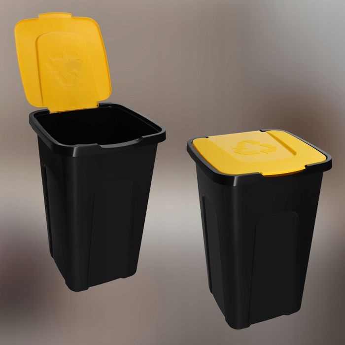 Poubelle De Cuisine 7 Litres Poubelle Salle Bain En Plastique Poubelle Cosmétique Avec Couvercle