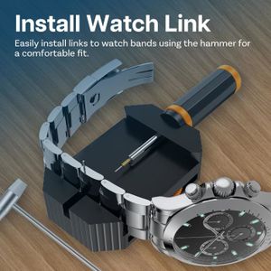 Kit De Dépose De Maillons De Bracelet De Montre - 4 Outils En Alliage D'aluminium - Pour Ajuster Soi-même