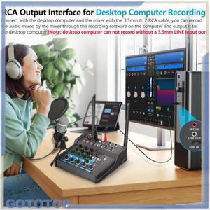 Kit Micros Sans Fil Rybozen UHF – Système De Mixage Karaoké, Double Micro