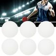 ARAMOX Balle d'entraînement de ping-pong 6Pcs/Jeu REGAIL Balles de Tennis de Table en Plastique ABS 3 Étoiles pour Sports-0