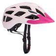 Casque LED de vélo pour enfant Spielwerk - Berry Pink - Taille S - Réglable - Anti-chocs - Visière amovible-0