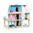 Maison de poupée en bois VILAC - Unique Coloris - 50x45x28 cm - Jouet pour enfant fille de 3 ans et plus-0
