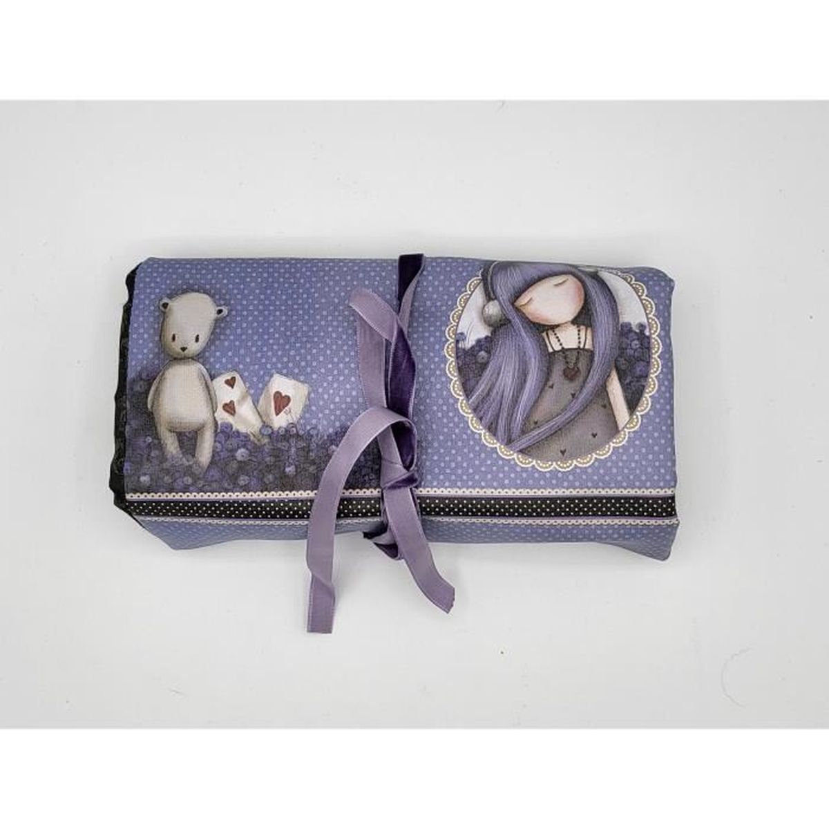 Souarts Pochettes Pliable pour Bijoux Sac de Rangement Portable Bagues de Voyage Organiseur avec Plusieurs Compartiments et Poches Rouleau de Bijoux Pliable 