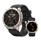 Montre Connectée homme SmartWatch Sport GPS 5ATM KOSPET T3 ULTRA 2 1.43" Tracker d'Activit Android iOS Samsung Xiaomi Iphone Argent