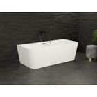 Baignoire semi-îlot Murale - SPALINA - MINT 180 - Acrylique premium - Bonde pop-up incluse - 4 pieds réglables