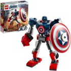 LEGO® Marvel Avengers 76168 L’armure robot de Captain America jeu incluant figurine pour garçon ou fille de 7 ans et plus