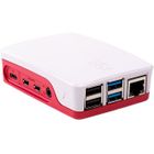 Boitier officiel pour Raspberry Pi 4 (Blanc/Rouge)