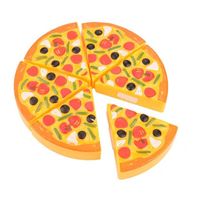 Enfants 6 Tranches Pizza En Plastique Jouet Pour Enfants Prétendre La Cuisine Kit Toy Stimulation Pizza