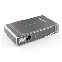 Vidéoprojecteur DLP portable 2Go+32Go Android BT Wifi 3D HD 1080P HDMI USB TF Gris -FR