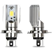 Ampoules H4 LED pour moto scooter atv 6000K phare de Croisement et Plein phare 12V