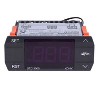 Régulateur de température STC-3000 Thermostat de contrôleur de température numérique tactile 220V avec capteur -YES