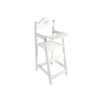 ANCIENNE CHAISE HAUTE en bois pour poupon EUR 15,00 - FR