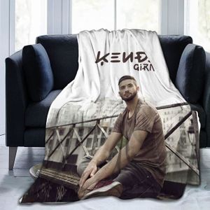 COUVERTURE - PLAID Kendji Singer Girac Flannel Blanketding Polaire Co