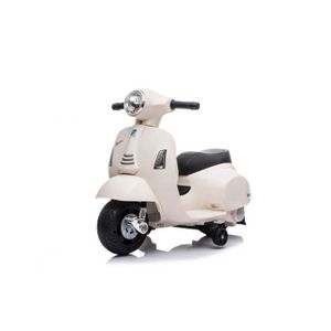 MOTO - SCOOTER Scooter électrique Vespa GTS, blanc, avec roues au