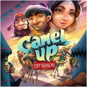 JEU SOCIÉTÉ - PLATEAU , Camel Up: Off Season , Board Game , Ages 8+ , 3-