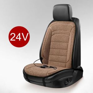 Acheter ELUTO Housse de siège de voiture en cuir PU, coussin de siège avant,  protection automatique, compatible avec airbag fendu, antidérapant,  beige/noir/gris