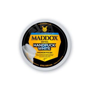 EPONGE - CHIFFON MADDOX DETAIL - HANDPUCK WHITE. Disque en mousse dure et à pores fins pour une application manuelle facilitée du polissage.