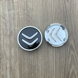 Lot De 4 Autocollants Cache-moyeu Pour Citroën - Diamètre 60 Mm - Avec Logo - Protection Et Décoration Des Jantes - 6