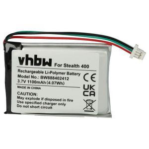 CASQUE - ÉCOUTEURS vhbw Batterie compatible avec Turtle Beach Ear For