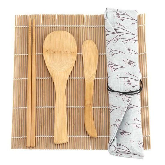 Kit Complet Pour Faire Tes Sushis Maison - 2 Tapis, Baguettes, Épandeur