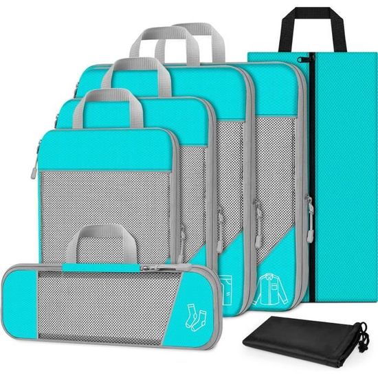 TAMOWA Organisateur Valise, Rangement Valise Lot De 5 Organisateur De