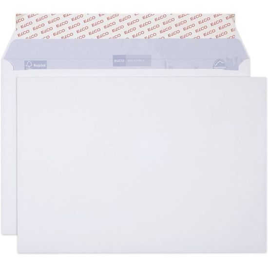 Pack De 250 Enveloppes Blanches Format C4 (324 X 229 Mm) - 90 G/m² - Idéal Pour Envois Professionnels Ou Personnels