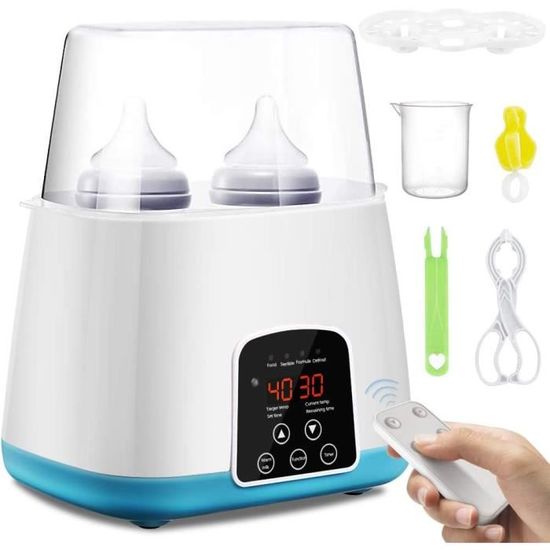 Chauffe-Biberon Électrique 8 En 1 - Stérilisateur, Chauffage Rapide Lait, Contrôle Température Intelligent