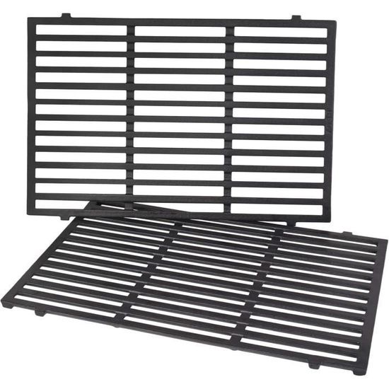 Grille Barbecue Fonte 42x28cm émaillée Grille Barbecue Fonte 42x28cm - Émaillée Pour Gaz Et Charbon De Bois 42x28cm LARS360