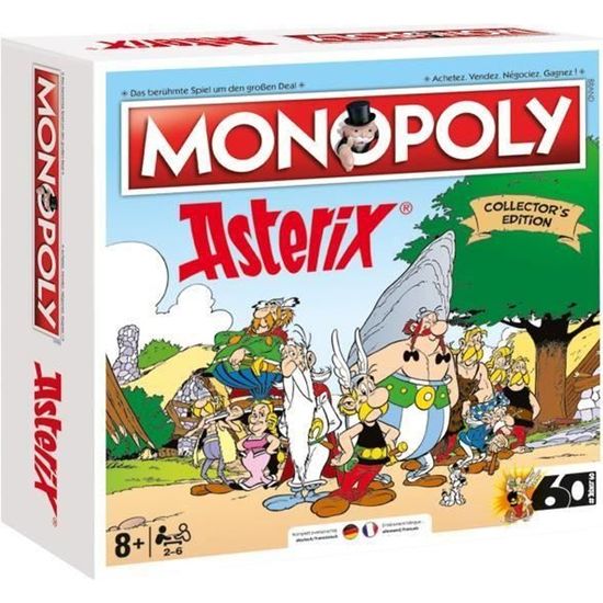 Monopoly Astérix Et Obélix - WINNING MOVES - Jeu de plateau - 8 ans et plus - Limité à 3000 pièces