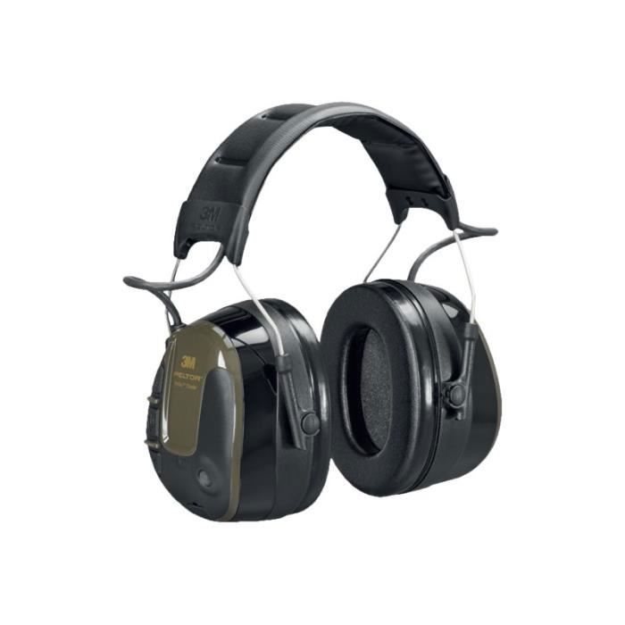 Casque pour tireur/ 3M/ PELTOR/ ProTac serre-t/ête vert 32/ dB MT13H223A