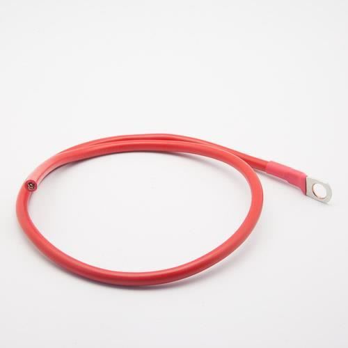 Câble de connexion batterie - régulateur 16mm² 1 cosse M8 rouge (Longueur : 2 Mètres)