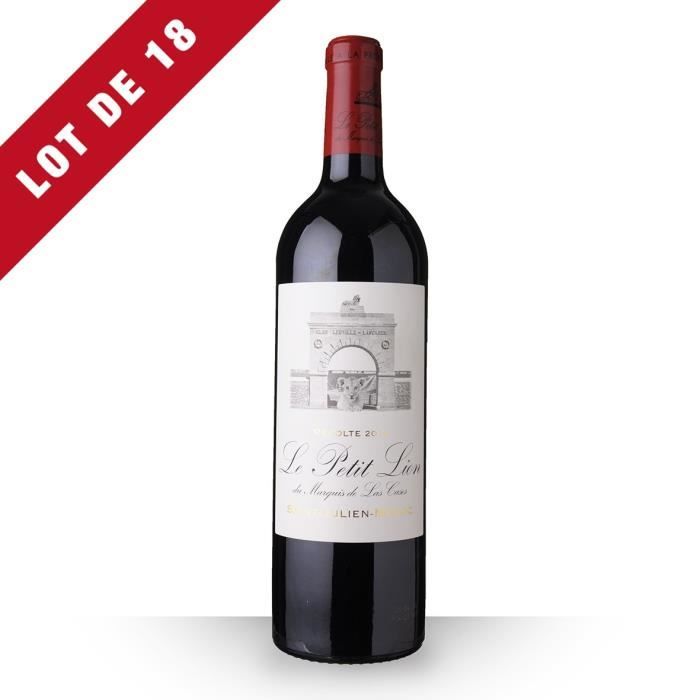 18X Le Petit Lion du Marquis de Las Cases 2014 Rouge 75cl AOC Saint-Julien - Vin Rouge