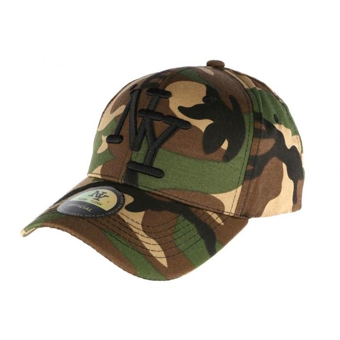 Casquette NY enfant militaire verte Chief 7 à 12 ans - Vert - Taille unique