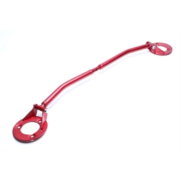 Barre anti rapprochement aluminium Tuning Art, couleur rouge, BMW E36 de 1990 a 1999 6 cylindre tout modele sauf M3