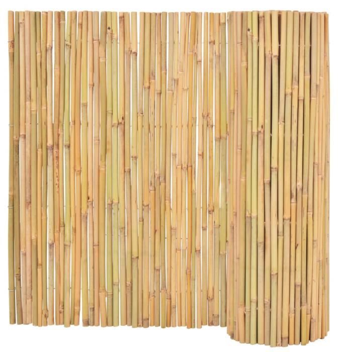 ♫5065 Clôture de jardin Brise vue Classique Bambou 300 x 100 cm FNCM®