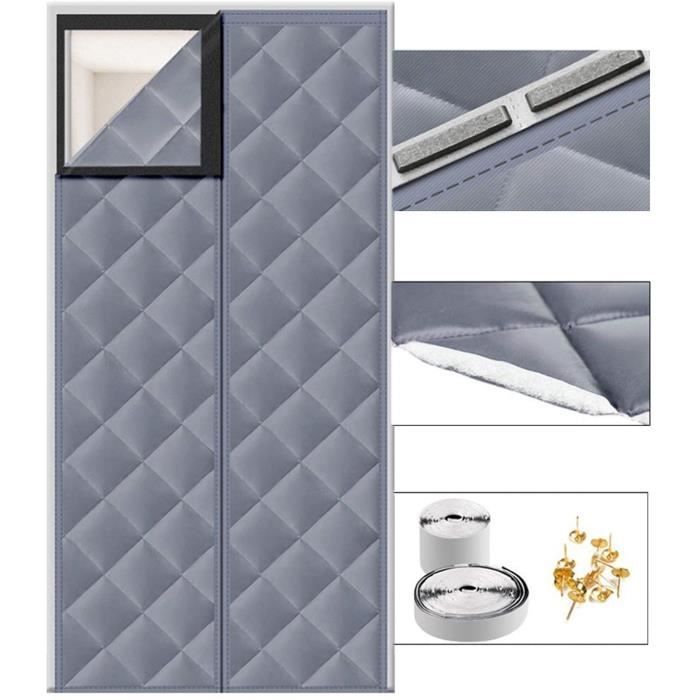 Thermique Rideau de Porte LIXIONG Magnétique l'hiver Rideau de partition avec Auto Closer Auto-amorçant Isolation phonique Panneau o