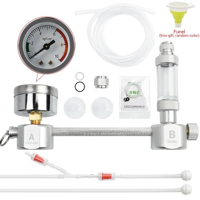 Aquarium,NICREW bricolage CO2 pour Aquarium co2 régulateur système Kit co2 diffuseur avec Valve bulle - Type with Bubble counter