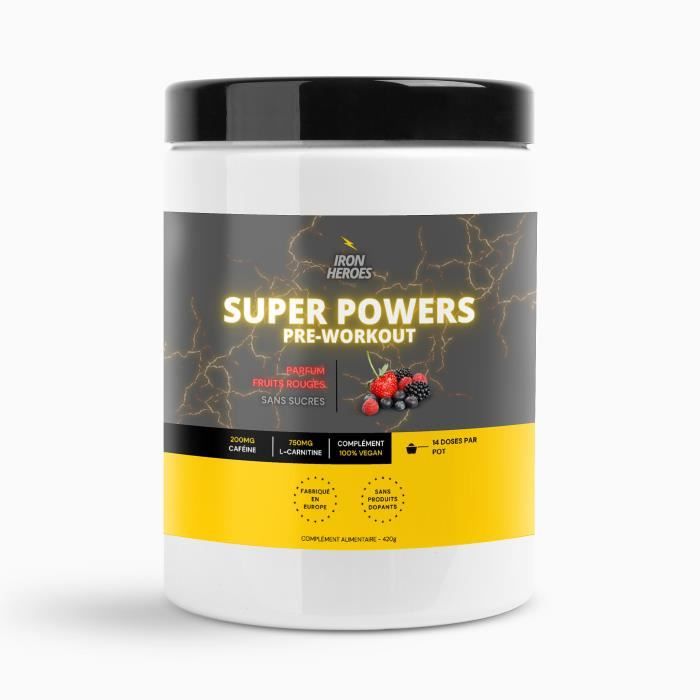 Super Powers Pre Workout - Fruits Rouges - 420g