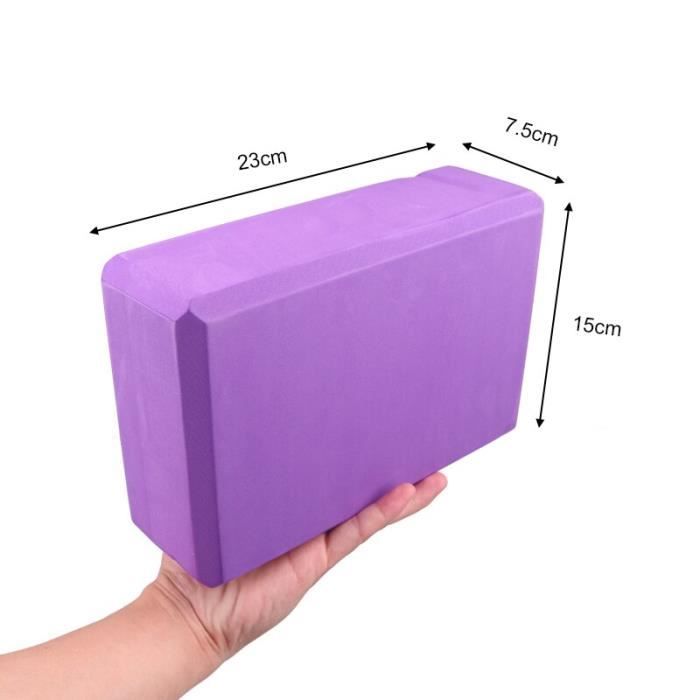 Tapis de sol,Genouillère de Yoga ronde Portable, 2 pièces, tapis de Fitness, Sprot, planche de protection, tapis TPE - Type violet