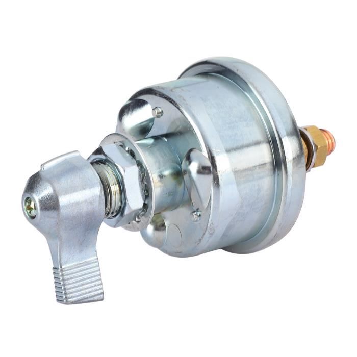 Drfeify Commutateur de batterie de voiture 125A 8-60V Interrupteur de batterie de voiture isolateur principal de la borne de