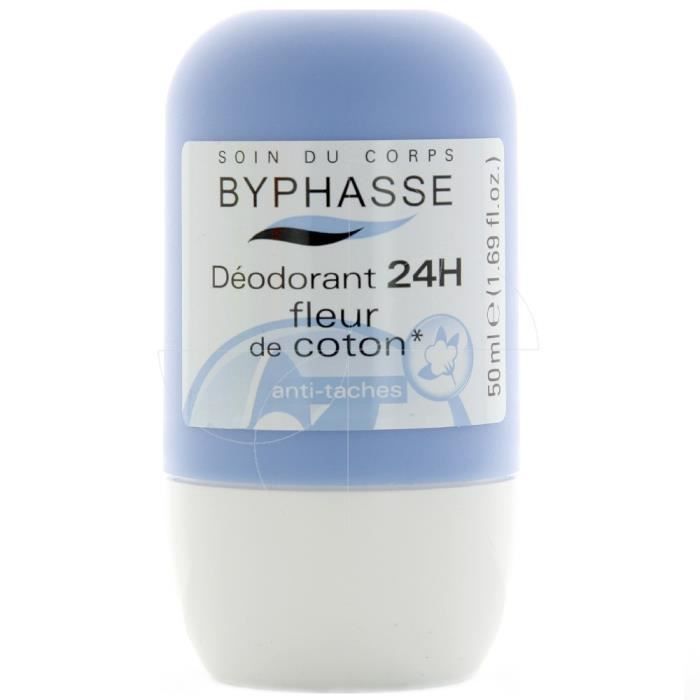 Byphasse - Déodorant 24h fleur de coton roll-on - 50ml