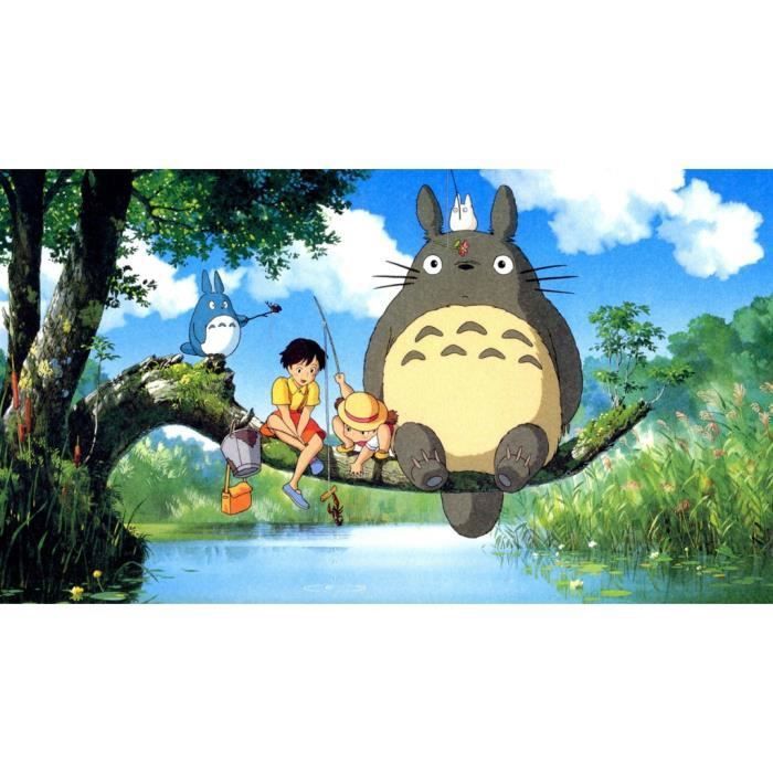 Poster Affiche Mon Voisin Totoro Personnages Manga Anime Miyazaki Kawai 31cm x 55cm