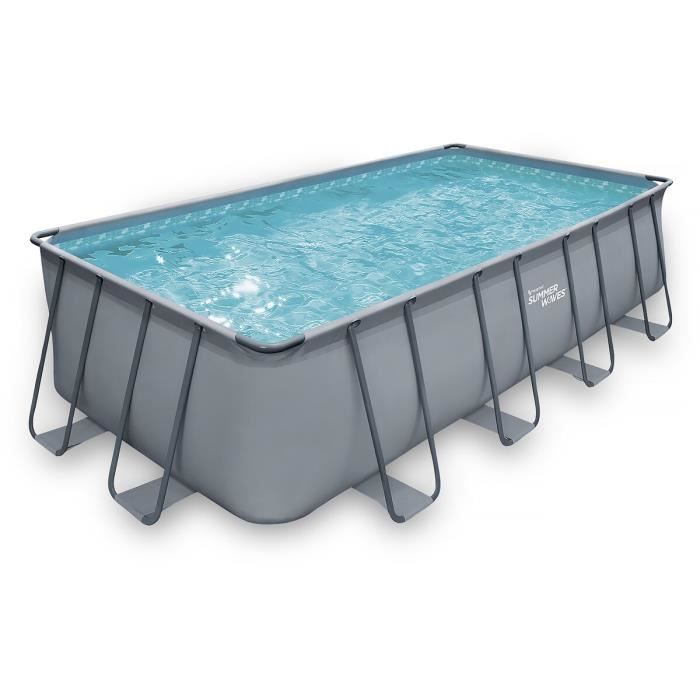 Piscine tubulaire - LUDO 2 bis - 4,01 x 2,01 x 1,22 m - filtration à sable 4,1m3-h