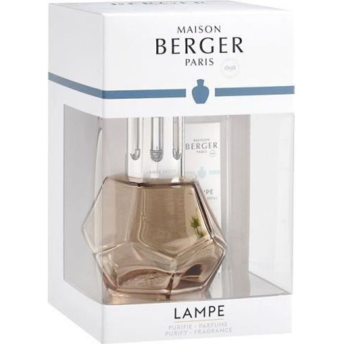 COFFRET LAMPE DIFFUSEUR DE PARFUM GEOMETRY MIEL - MAISON BERGER PARIS