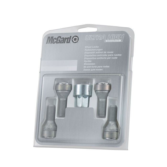 4 vis antivol Haute Securit MCGARD 12x125/ 60degres/ 241mm/ Douille 17mm