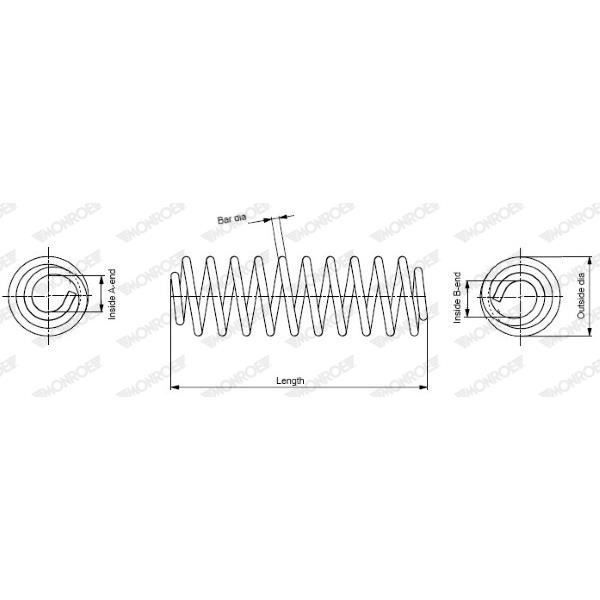 RESSORT AR MONROE SP3440