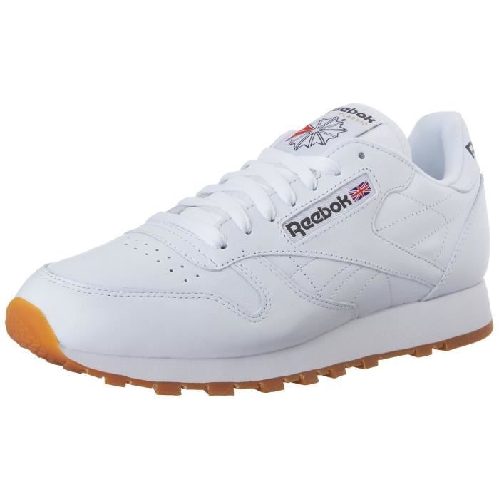 Chaussures De Running REEBOK VJHLQ Sneaker mode classique en cuir Taille-46