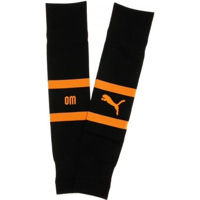 OM Chaussettes sans pied noires homme Puma Teamsport