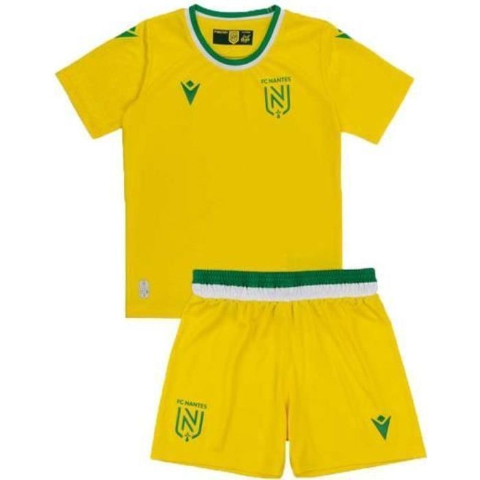 Maillot et short Enfant Macron domicile FC Nantes Officiel Football