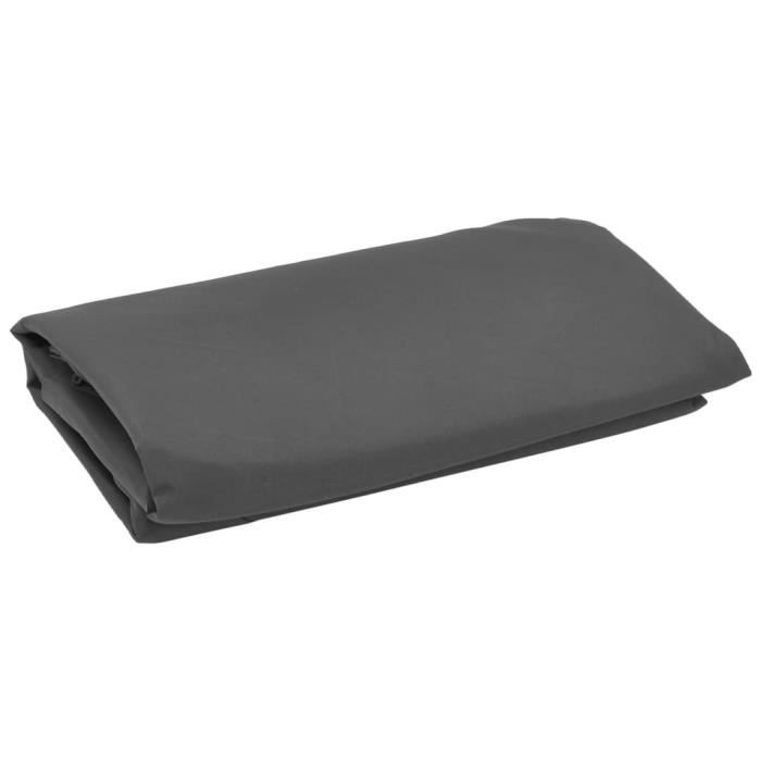 Tissu de remplacement pour parasol déporté Anthracite 350 cm-SALALIS-SP1854